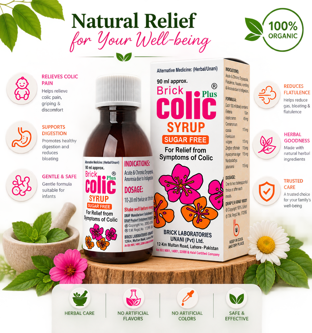 BRICK COLIC SYRUP PLUS 90ml