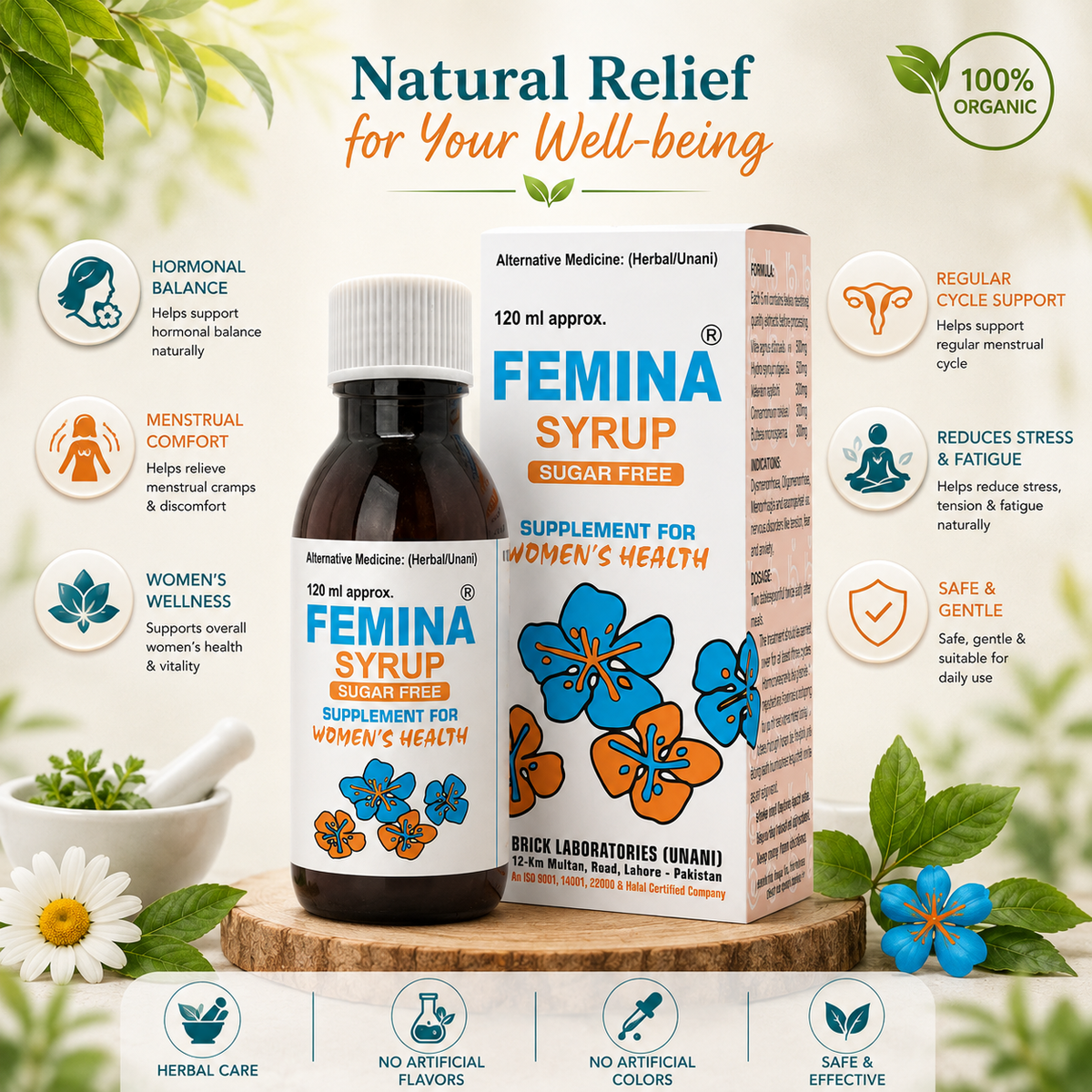 FEMINA SYRUP 120ML